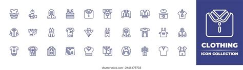 Lingerie Flat Line Icons Set Bra Stock Vector Royalty Free Shutterstock