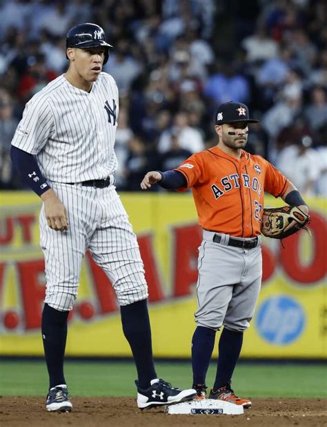 The Back And Forth Battle Of Jose Altuve Aaron Judge Houston Chronicle