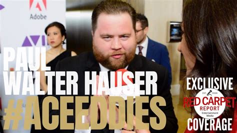 Paul Walter Hauser Blackkklansman Interview At 69th Annual Ace Eddie