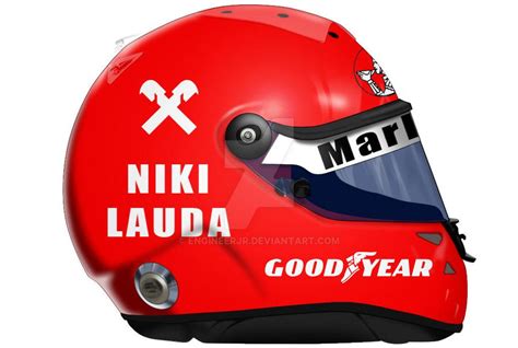 Niki Lauda Helmet by engineerJR on DeviantArt