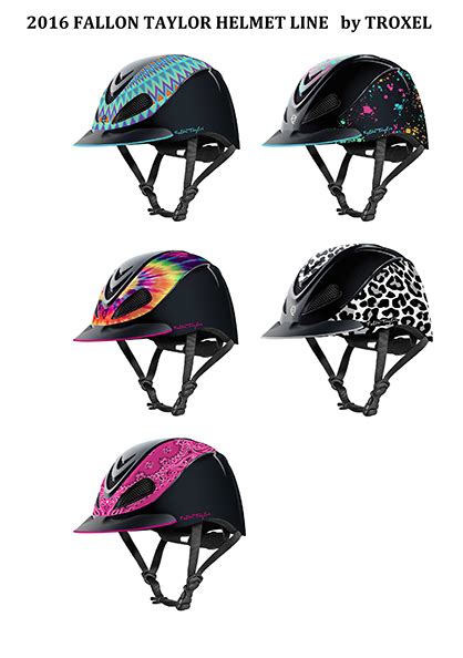 NFR World Champion Barrel Racer, Fallon Taylor, Unveils Trendy Line of Helmets with Troxel ...