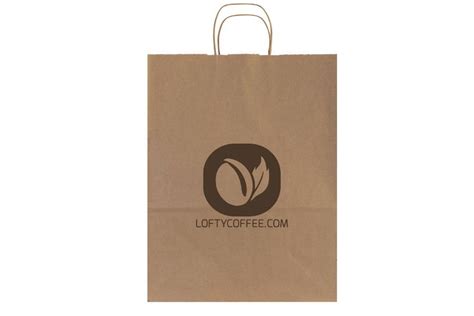 Custom Kraft Paper Shopping Bags