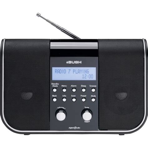 Bush Bullet Dab Radio Black Dab Digital Radios Home Audio Audio