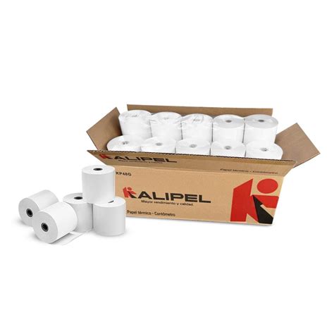 Ripley Papel Termico 20 Rollos 55gr Contometro 80x80mm Kalipel