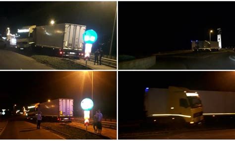 Foto Accident Rutier La Intrare N Alba Iulia Un Tir A Ajuns Pe