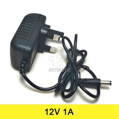 AC To DC Power Adapter 12V 1A UK Plug Arduino