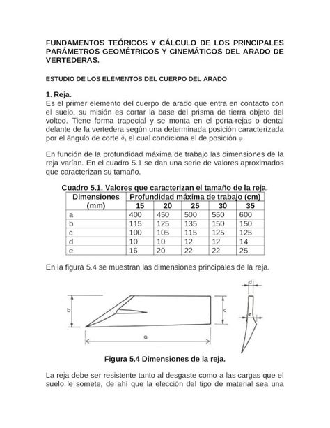 Docx Fundamentos Te Ricos Y C Lculo De Los Principales Par Metros