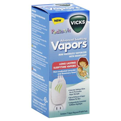 Vicks Vaporizer Mini Waterless Pediatric Lavender And Rosemary Scent