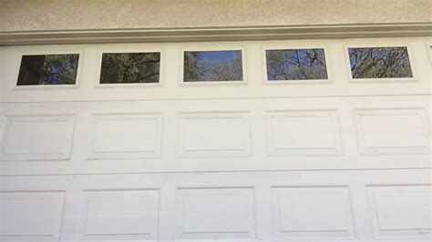 The Garage Door Opening And Closing Youtube