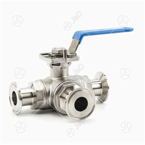 Sanitary Stainless Steel Manual Way T L Tc Clamp Ball Valve With