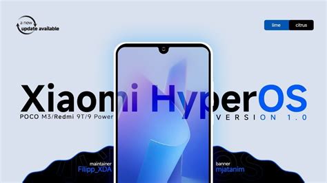 Xiaomi HyperOS 1 0 Android 14 For Redmi 9T And Poco M3 READ MY PINNED