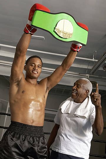 Fondo Campeón Boxeador Afroamericano Torso Desnudo Pecho Desnudo Foto E