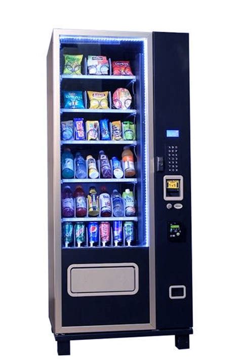 Glass Front Slim Snack And Soda Vending Machine