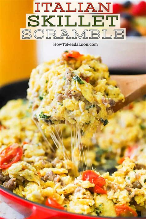 Italian Skillet Scramble With Video How To Feed A Loon