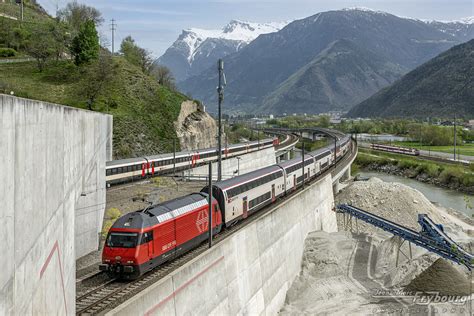 L Tschberg Basistunnel S Dportal Le Portail Sud Du Tunnel Flickr