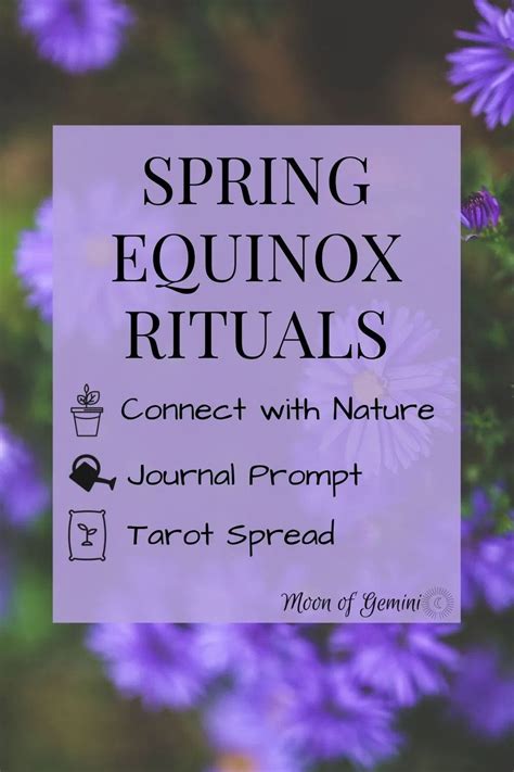 3 Simple Spring Equinox Rituals To Celebrate Ostara Moon Of Gemini