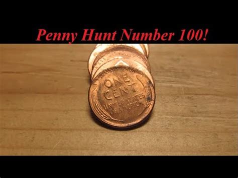 Coin Roll Hunting Pennies Our 100th Hunt Of The Series YouTube