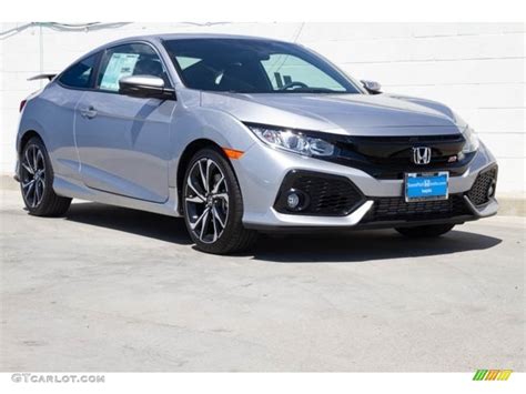 2019 Lunar Silver Metallic Honda Civic Si Coupe 135015765 Photo 13 Car Color