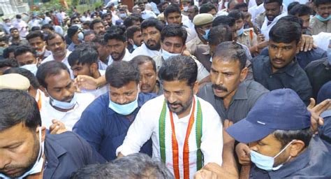 TPCC Chief Revanth Reddy Placed Under House Arrest Telangana Today