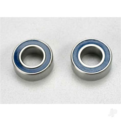 Traxxas Ball Bearings Blue Rubber Sealed 5x10x4mm 2 Pcs