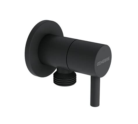 Genebre Set Black Round Angle Valves