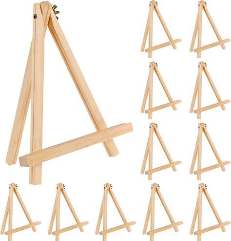 Amazon Voittozege 12 Pack Wooden Easel Art Craft Painting Easel