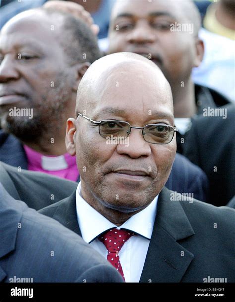 Former South African Deputy President Jacob Zuma Walks Out Under Heavy