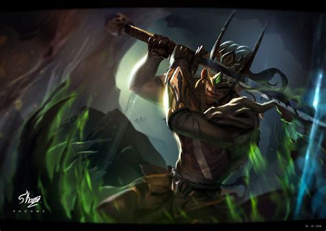 Artstation Master Yi Concept Skin Fan Art Phoommiiphat Zukkuntod