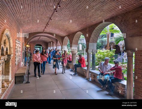 Portico In The Courtyard Of The Isabella Stewart Gardner Museum Boston