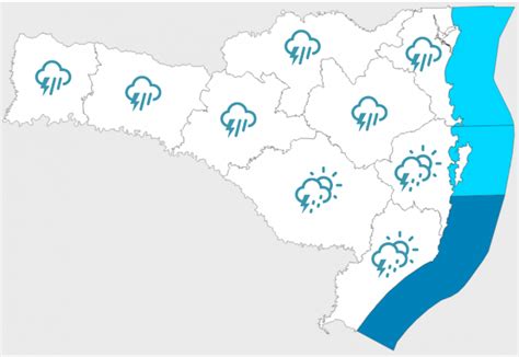 Temporais Em SC Defesa Civil Alerta Para Chuva Rajadas De Vento E