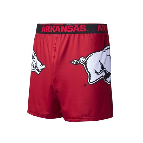 Arkansas Razorbacks Men S Boxer Style Center Seam Base Layer Men