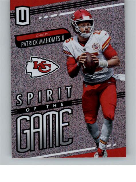 Panini Unparalleled Spirit Of The Game Patrick Mahomes Ii