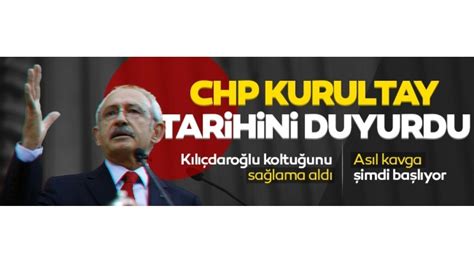 Chp De Kurultay Tarihi Belli Oldu Kemal K L Daro Lu Istifa Edecek Mi