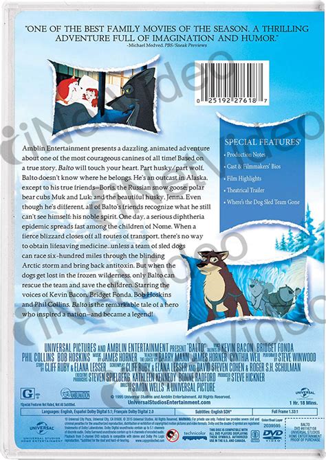 Balto on DVD Movie