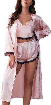 Gen Rico Sleepwear Sexy Women Nightgown For Women Lingerie Satin Chemise Lingerie Sexy Nightgown
