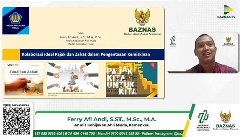 Zakat Dan Pajak Berfungsi Untuk Lindungi Masyarakat BAZNAS