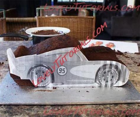 Lightning Mcqueen Car Cake Tutorial V