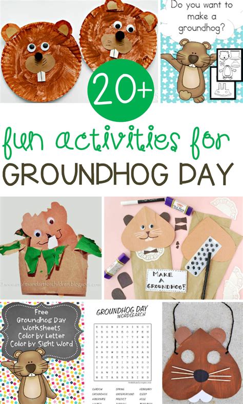 Fun Groundhog Day Activities for Kids | Groundhog day activities ...