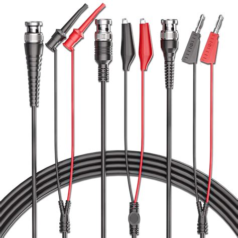 Goupchn Bnc Test Leads Set Oscilloscope Test Leads Kit Bnc To Alligator