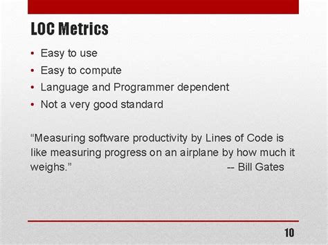 Software Metrics 1 Definitions Measure Quantitative Indication Of