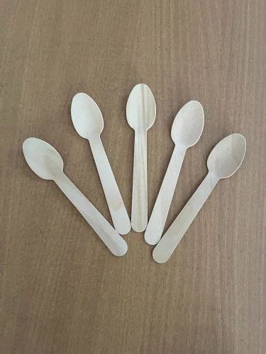 Mm Birchwood Disposable Spoon At Rs Piece Disposable Wooden