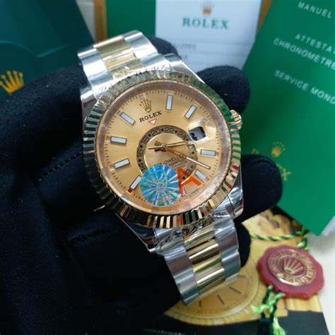 Jual JAM TANGAN PRIA COWOK ROLEX SKY DWELLER SUPER PREMIUM GRADE AAA