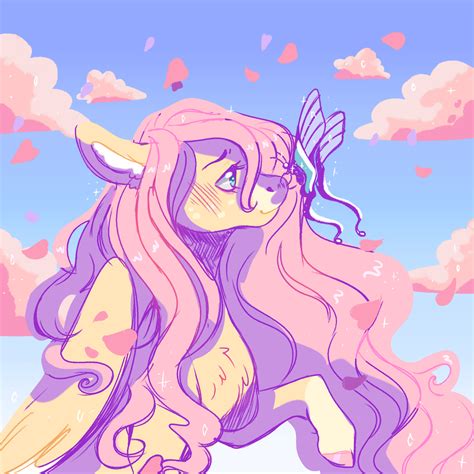 Fluttershy (fanart) by OrphicSwanart on DeviantArt