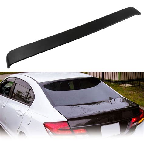 Amazon ECCPP ABS Spoiler Wing Unpainted Rear Window Roof Spoiler