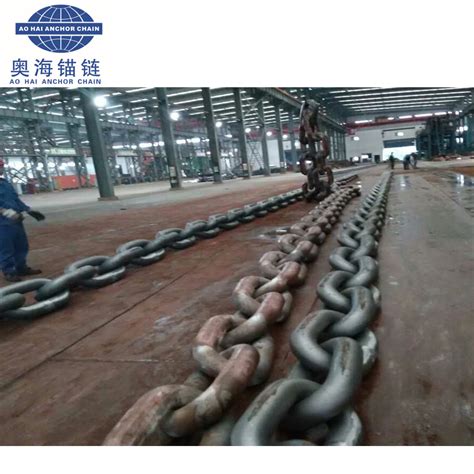 Oil Platform R3 R3s R4 Studless Mooring Chain With CCS ABS Nk