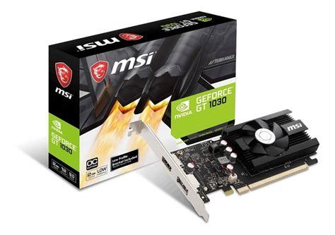 Tarjeta De Video Nvidia MSI GeForce GTX 10 Series GT 1030 GEFORCE GT