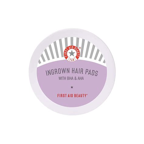 First Aid Beauty Ingrown Hair Pads With Bha And Aha Daily Treatment Relieves Razor Burn