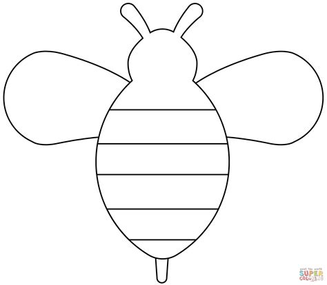 Bee Coloring Pages Free Online For Kids