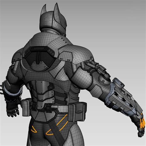 Artstation 3d Printable Model Cold Cold Heart Arkham Origins Batman