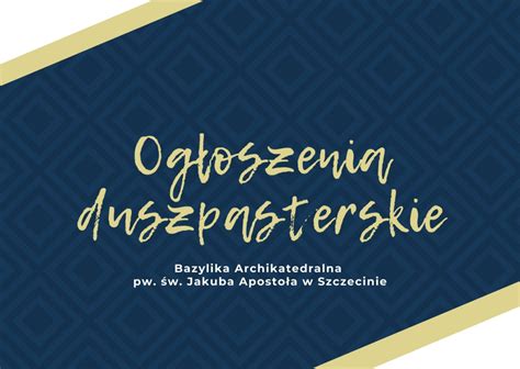 Ogłoszenia duszpasterskie na III Niedzielę Wielkiego Postu 3 03 2024r